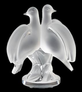 Lalique Ariane Frosted Doves