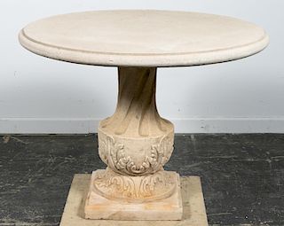 Renaissance Style Cast Stone Garden Table