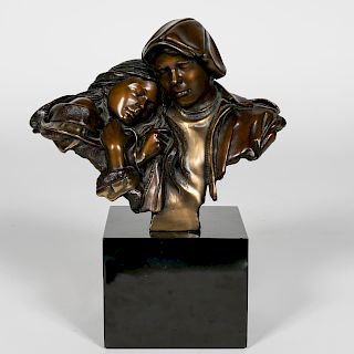 George Lundeen, "Lovers" Bronze Sculpture