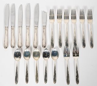 19 Pc, Towle "Madeira" Sterling Silver Flatware