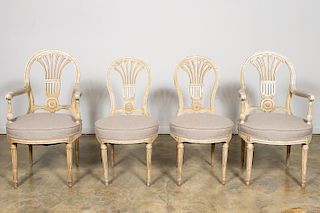 Set Four of French Chairs, After Maison Jansen