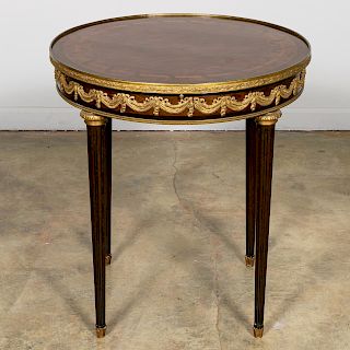 French Bronze Mounted Gueridon Table