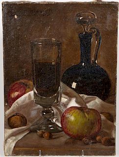 Alfred Leon Lemeunier Oil Still Life, 1899