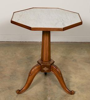 L. 19th C. French Directoire Style Octagonal Table