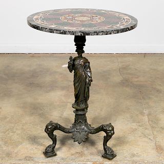 French Empire Gueridon Marble Specimen Table