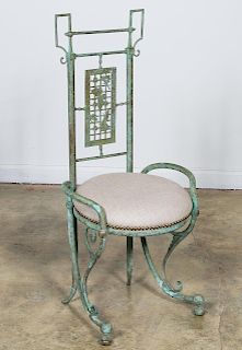 Bronze  Aesthetic Movement Garden Chair