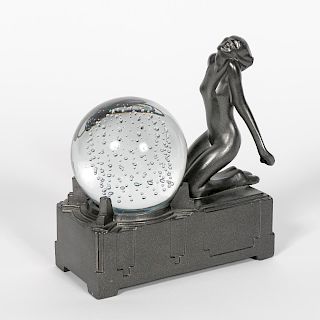 Frankart Art Deco L235 Crystal Ball Bubble Lamp