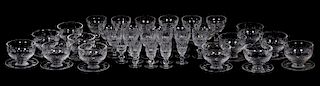 37 Pc, Waterford "Colleen Short" Stemware Grouping