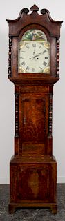 Sam Underhill, English Mahogany Tall Case Clock