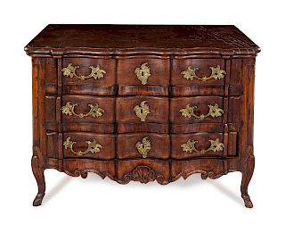 A French Provincial Beechwood Commode