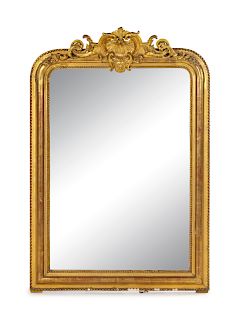 A Louis Philippe Giltwood Mirror