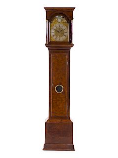 A George III Burlwood Tall Case Clock