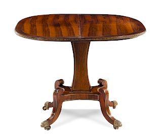 A Regency Rosewood Game Table