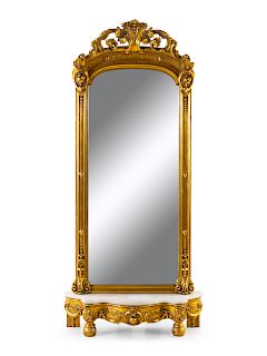 A Victorian Giltwood Pier Mirror