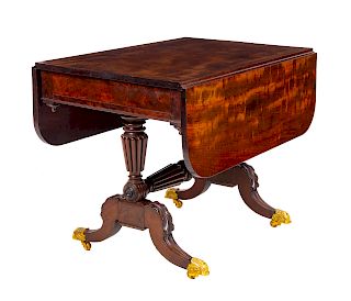 A Classical Mahogany Drop-Leaf Table