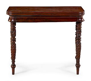 A Classical Mahogany Game Table