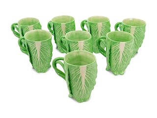 Eight Dodie Thayer Lettuceware Mugs