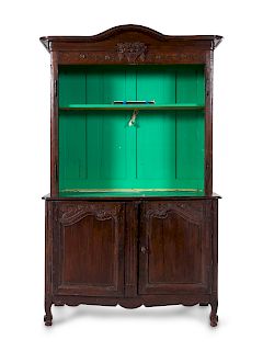 A French Provincial Oak Cabinet