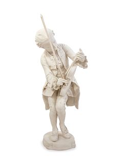 A Sevres Style Porcelain Figure of a Young Mozart