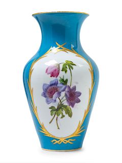 A Sevres Style Porcelain Vase