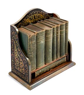 A Boulle Marquetry Book Rack