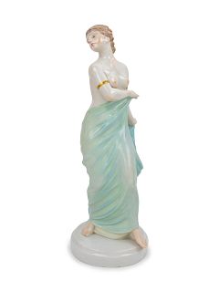 A Continental Porcelain Figure
Height 15 3/4 inches.