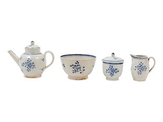A Group of Staffordshire Pearlware Tea Articles