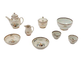 A Staffordshire Pearlware Miniature Tea Service