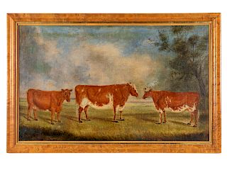 British School (19th Century)
Three Cows