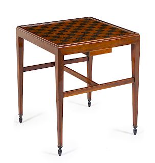A Regency Style Game Table
