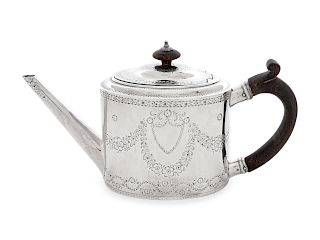 A George III Silver Teapot