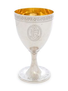 A George III Silver Goblet
6 3/4 height inches