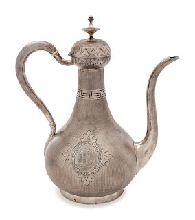 A French Silver "Turkish" Coffee Pot
