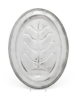 An American Silver Well-and-Tree Platter