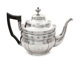 An American Silver Teapot