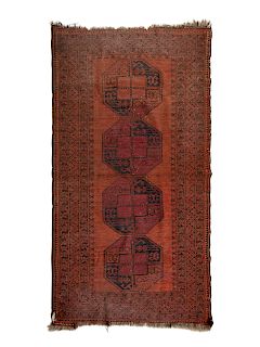 A Turkoman Wool Rug
7 feet x 3 feet 10 inches. 