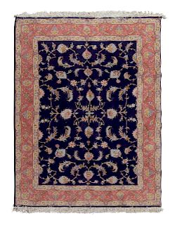 A Tabriz Raj Silk and Wool Rug
6 feet 8 inches x 4 feet 10 inches. 