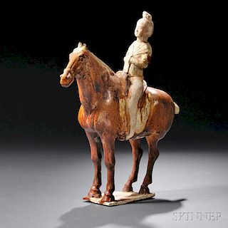 Pottery Horse and Rider