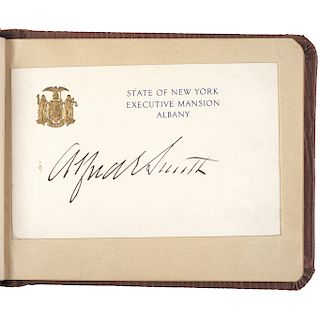 1920s N.Y. Political + Celebrity Autograph Album