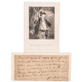 1778 Major General JOHN SULLIVAN Signed Revolutionary War Autograph Document