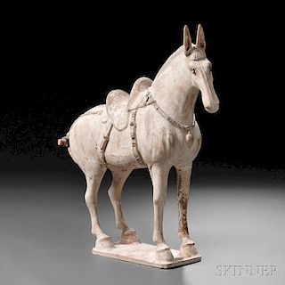 Pottery Caparisoned Mule