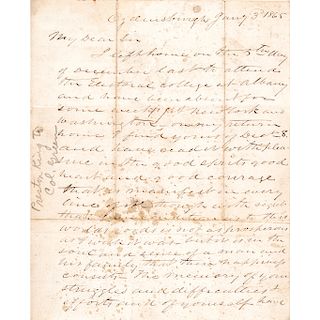 1865 Civil War Letter Regarding a Murder Charge Appeal to President Lincoln 