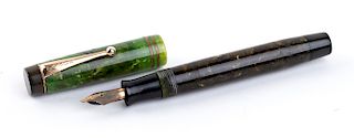 Vintage 1929/1935 Fountain Pen Parker Duofold Green Jade