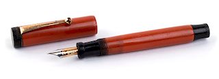 Vintage 1927/1930 Fountain Pen Parker Duofold Laquer-red