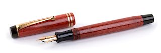 Vintage 1929/1935 Celluloid Fountain Pen Parker Duofold Laquer-red, lady's size