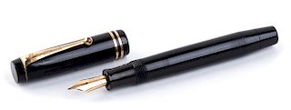 Vintage 1929/1935, Celluloid Fountain Pen Parker Duofold Duofold Pearl & Black
