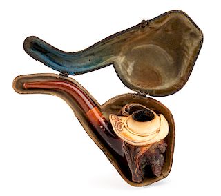 Meerschaum pipe - England late 19th early 20th Century