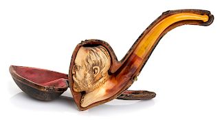 Meerschaum pipe - Italy late 19th early 20th Century