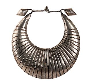 Miao silver ceremonial necklace - HMong north Laos late 19th, early 20th Century