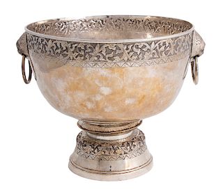 Solid olid silver bowl - Arab countries 20th Century